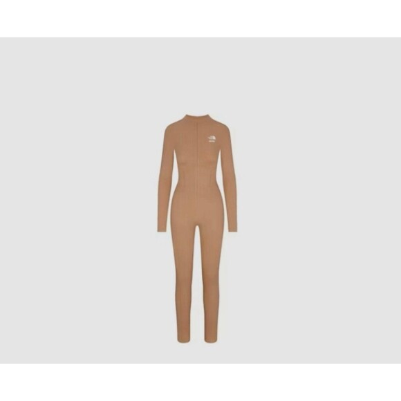 THE NORTH FACE X SKIMS REFINA BODYSUIT ochre 3X NWT - Picture 1 of 4